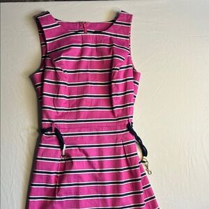 Tommy Hilfiger Pink Striped Sleeveless Dress size 6